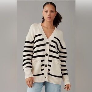 American Eagle Striped Cardigan